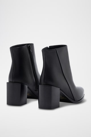 Bottines en cuir de veau Montana - Noir