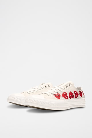 Sneakers Converse x Comme des Garçons PLAY Chuck 70 - Blanc