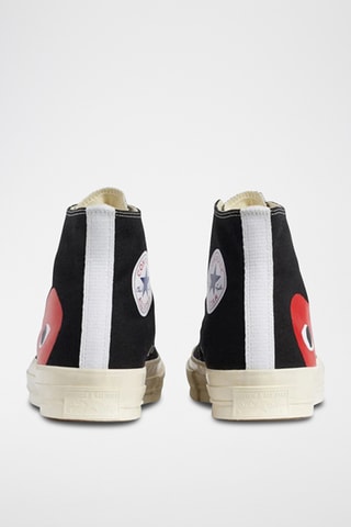 Sneakers montantes Converse x Comme des Garçons PLAY Chuck 70 - Noir
