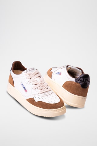 Baskets en cuir Medalist  - Blanc