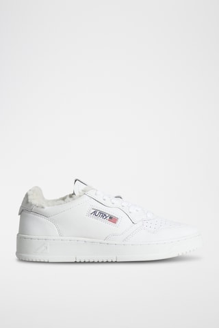 Baskets en cuir de chèvre Medalist - Blanc
