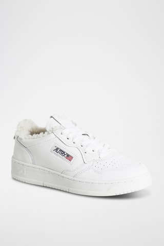 Baskets en cuir de chèvre Medalist - Blanc