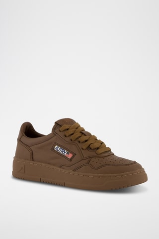 Baskets en cuir Medalist - Marron