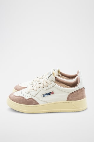 Baskets en cuir Medalist - Beige