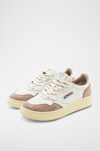 Baskets en cuir Medalist - Beige