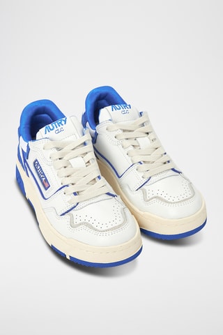 Baskets montantes en cuir CLC - Blanc