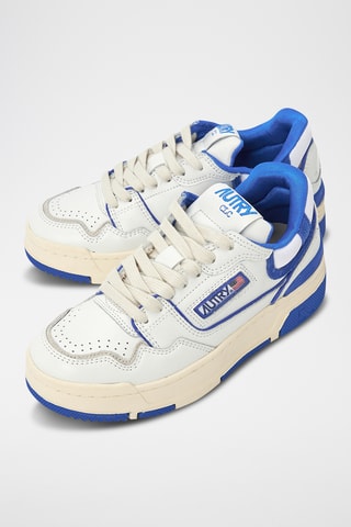 Baskets montantes en cuir CLC - Blanc