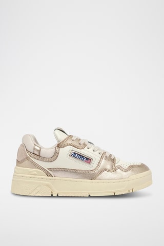 Baskets en cuir CLC - Beige