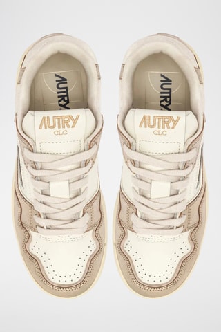 Baskets en cuir CLC - Beige