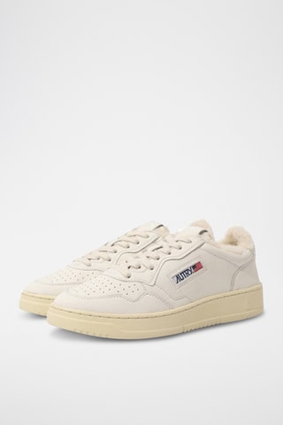Baskets en cuir Medalist  - Blanc