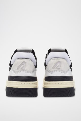 Baskets en cuir CLC - Blanc et noir