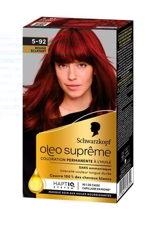 Coloration Oleo Suprême Schwarzkopf - Rouge éclatant 5-92