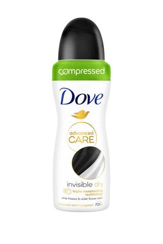 4 x Déodorant compressé Advanced Care Dove - Invisible dry - 100 ml