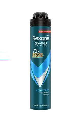 4 x Déodorant Spray Anti-transpirant Cobalt 72H - Rexona Men -  200 ml