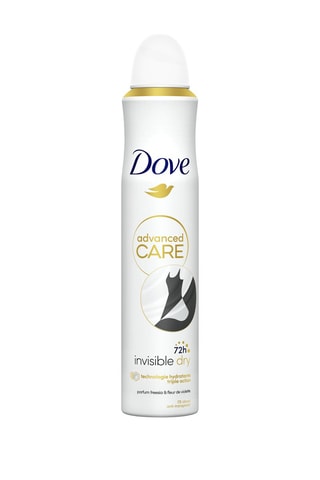 4 x Déodorant Advanced Care Spray Invisible Dry Dove - 200 ml