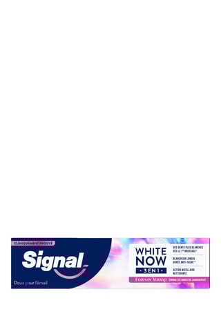 4 x Dentifrice Signal White Now 3-en-1 Forever Young - 75 ml