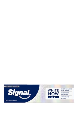 4 x Dentifrice Signal White Now 3-en-1 - 75 ml