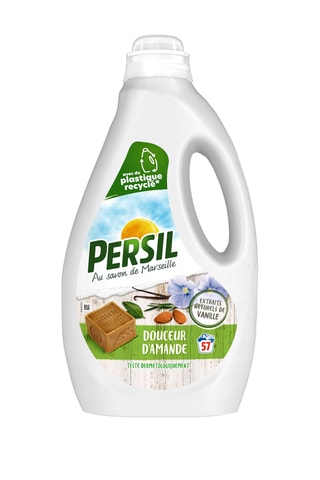 4 x Lessive liquide Persil Douceur d'Amande aux extraits naturels de vanille - 57 lavages