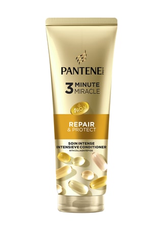 4 x Après-shampoing 3 Minute Miracle Repair & Protect Pantene - 220 ml
