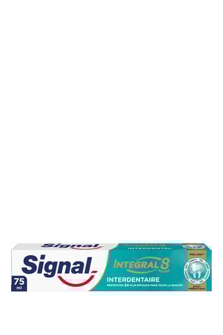 6 x Dentifrice Signal Intégral 8 Interdentaire Prébiotique - 75 ml