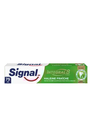 6 x Dentifrice Intégral 8 Haleine Fraîche Prebiotic - Signal - 75 ml