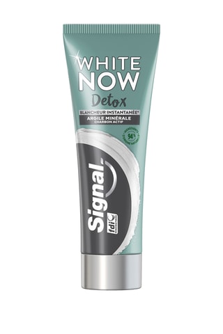 6 x Dentifrice Signal White Now Detox - 75 ml