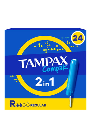 5 x 24 tampons Tampax Compak - Régulier