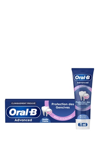 6 x Dentifrice Oral-B Advanced Protection Gencive - Mente Fraîche - 75 ml