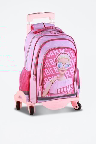 Sac à dos Barbie Deluxe avec trolley - Rose