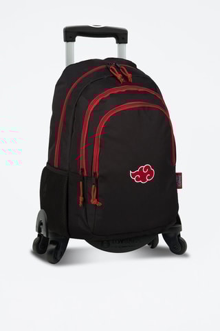 Sac à dos à roulettes Naruto - Noir et rouge