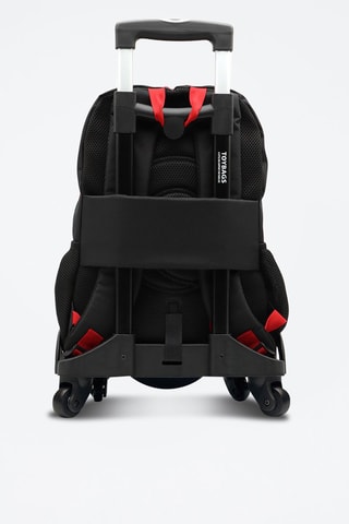 Sac à dos à roulettes Naruto - Noir et rouge