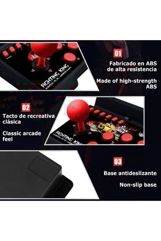 Manette de jeu arcade NS-007 Nintendo Switch - Sans fil