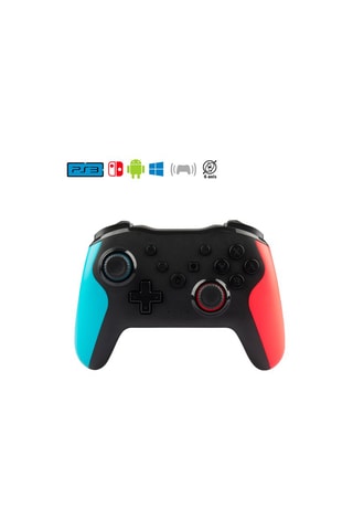 Manette sans fil N-Switch/PS3 - Noir et bleu