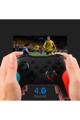Manette sans fil N-Switch/PS3 - Noir et bleu