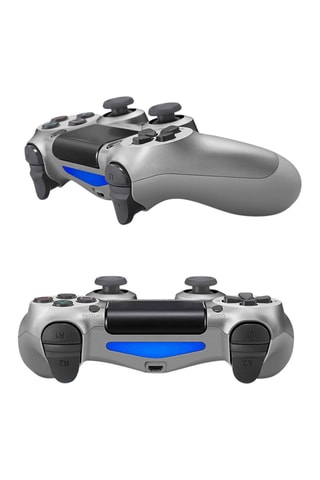 Manette sans fil avec vibrations - Compatible PS4 - Gris