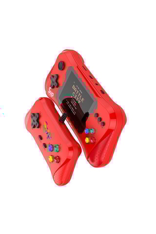 Console rétro portable - 500 jeux - Rouge