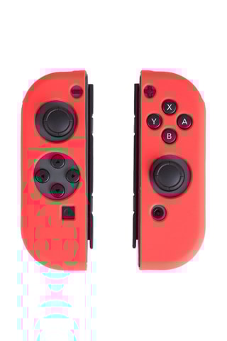 Boîtier de protection en silicone pour Nintendo Switch - Rouge