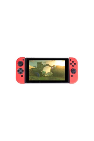 Boîtier de protection en silicone pour Nintendo Switch - Rouge