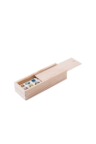 Jeu de dominos animaux en bois - 28 pièces - Dès 3 ans