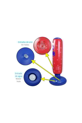 Punching ball gonflable pour enfants - 125 cm