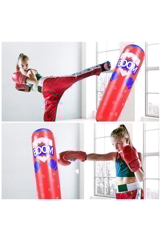 Punching ball gonflable pour enfants - 125 cm