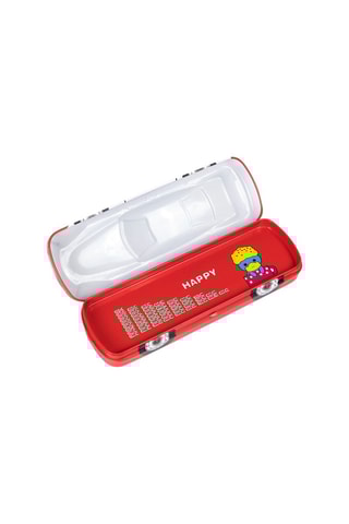 Boîte de rangement métallique - Rouge