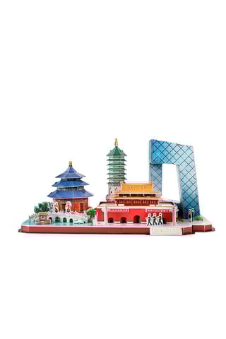 Casse-tête 3D Ville de Pékin 123 pièces - Dès 3 ans
