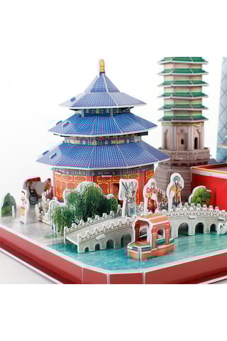 Casse-tête 3D Ville de Pékin 123 pièces - Dès 3 ans