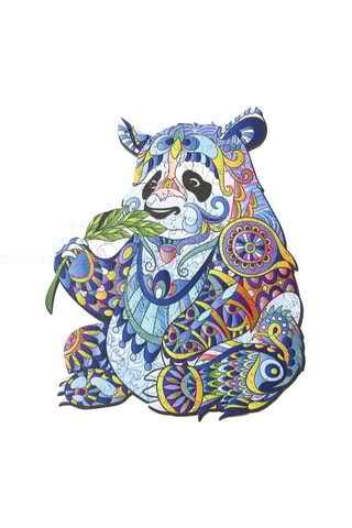 Puzzle panda 3D en bois Dès 3 ans - A4