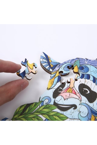 Puzzle panda 3D en bois Dès 3 ans - A4