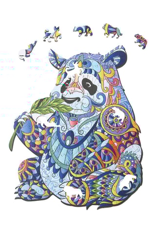 Puzzle panda 3D en bois Dès 3 ans - A4