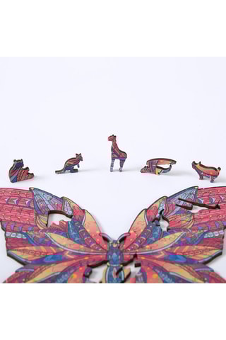 Puzzle papillon 3D en bois Dès 3 ans - A5