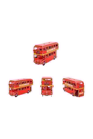 Puzzle 3D bus à deux étages Londres - 66 pièces - Dès 6 ans