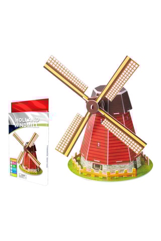 Puzzle 3D moulin à vent hollandais - 20 pièces - Des 7 ans